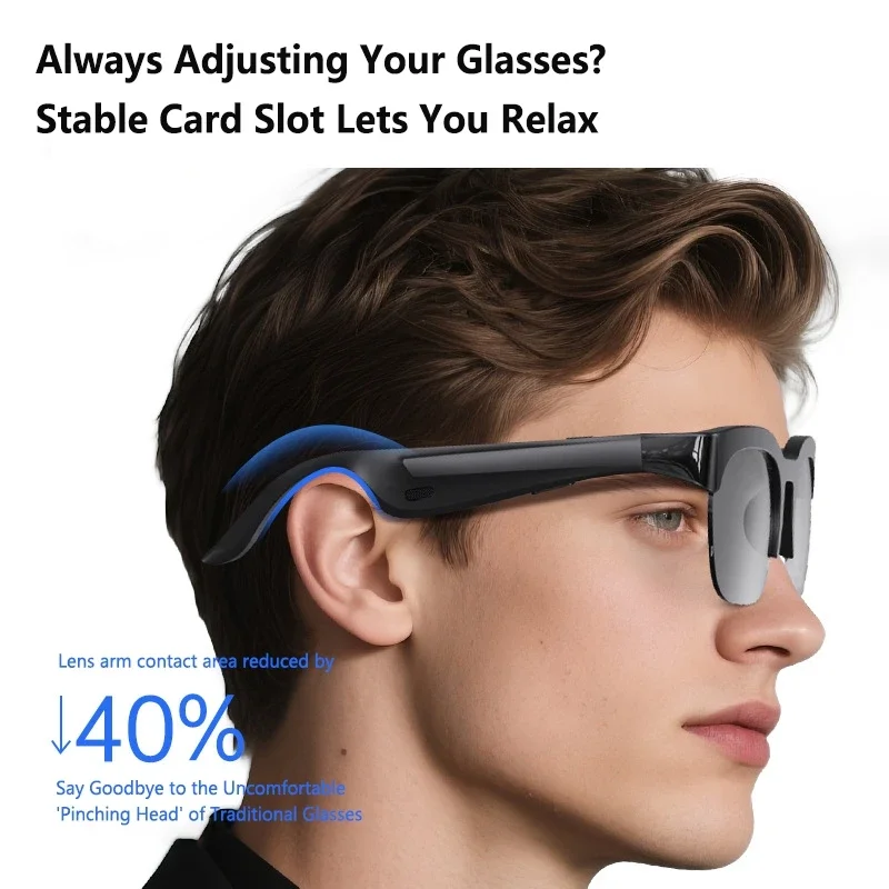 Smart Glasses Lens - 레노버 8K 스마트 AI 안경, 1800MP