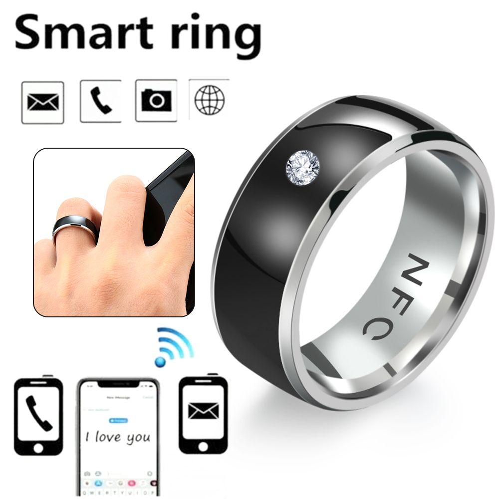 NFC 스마트 손가락 반지 패션 라인 석 반지 지능형  - Smart Ring Nfc Pay 리뷰 및 가격